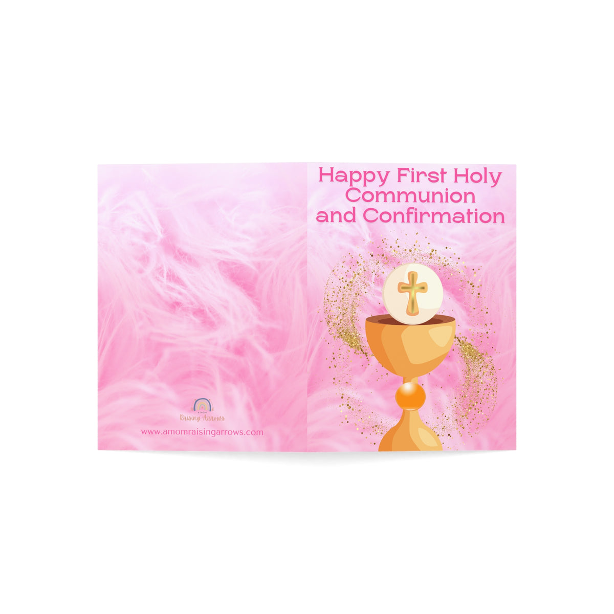 First Communion and Confirmation Pink