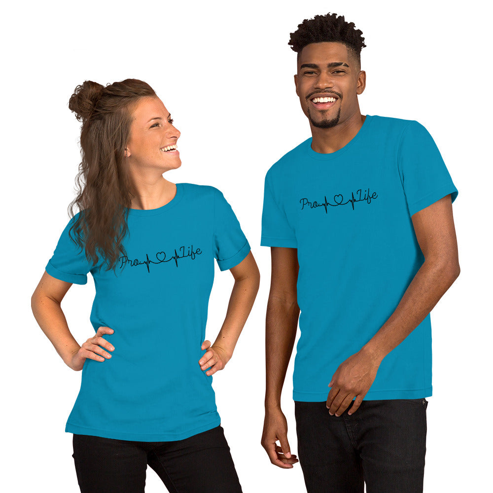 Pro-Life Heartbeat Unisex t-shirt