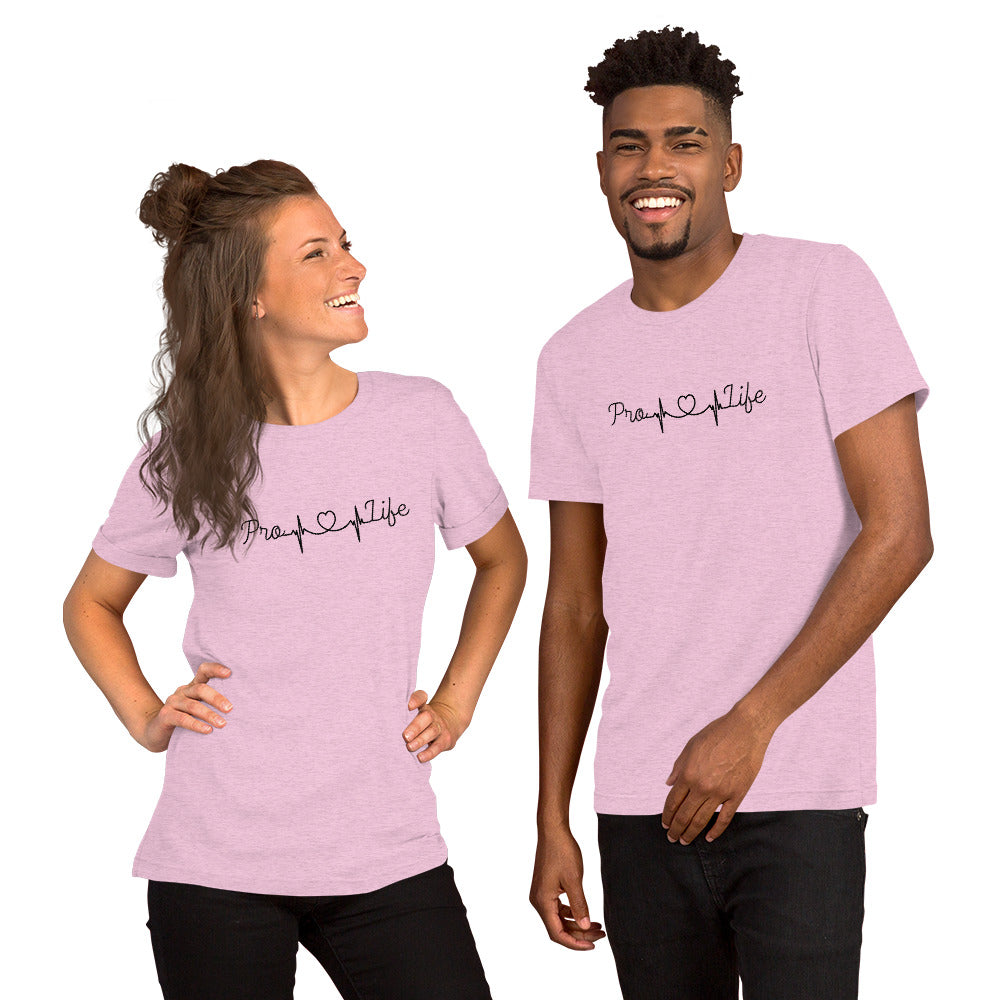 Pro-Life Heartbeat Unisex t-shirt