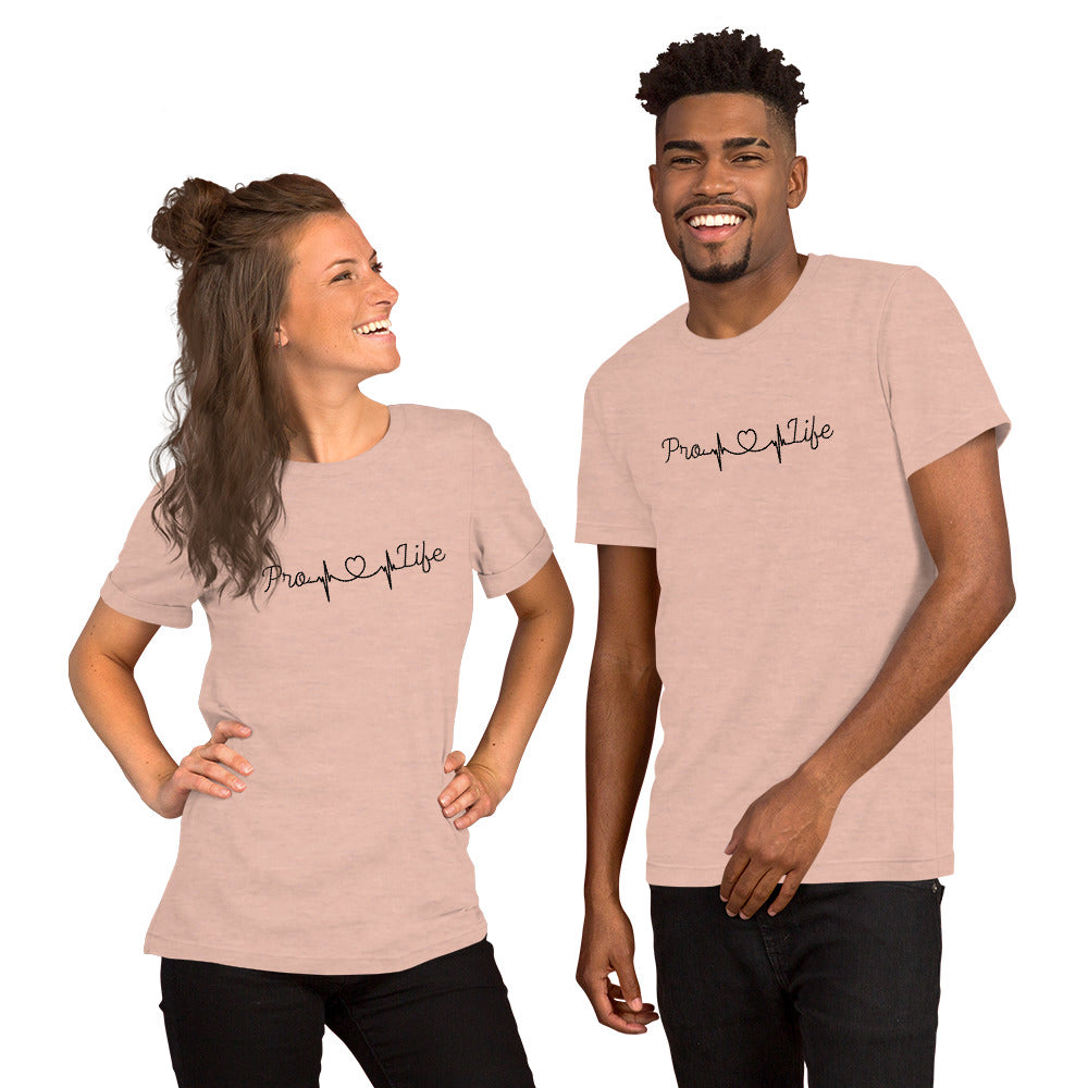 Pro-Life Heartbeat Unisex t-shirt