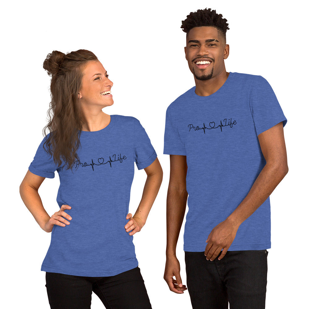 Pro-Life Heartbeat Unisex t-shirt
