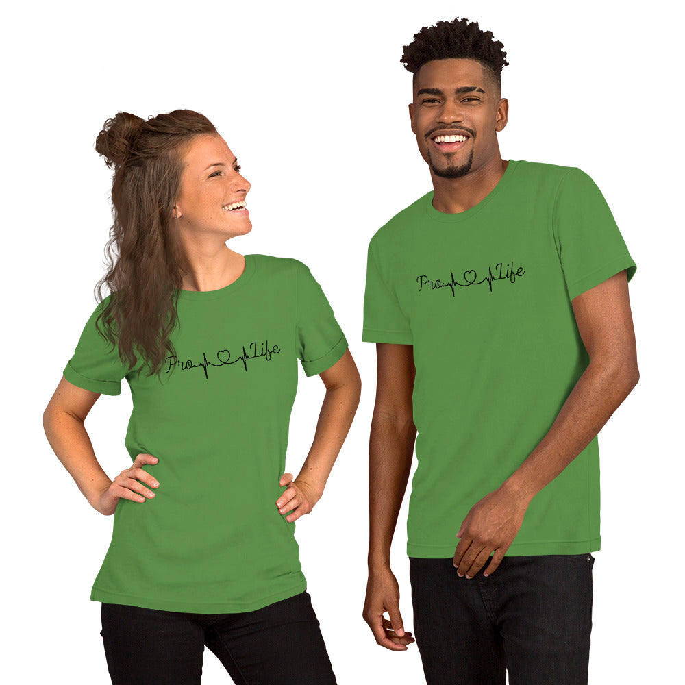 Pro-Life Heartbeat Unisex t-shirt