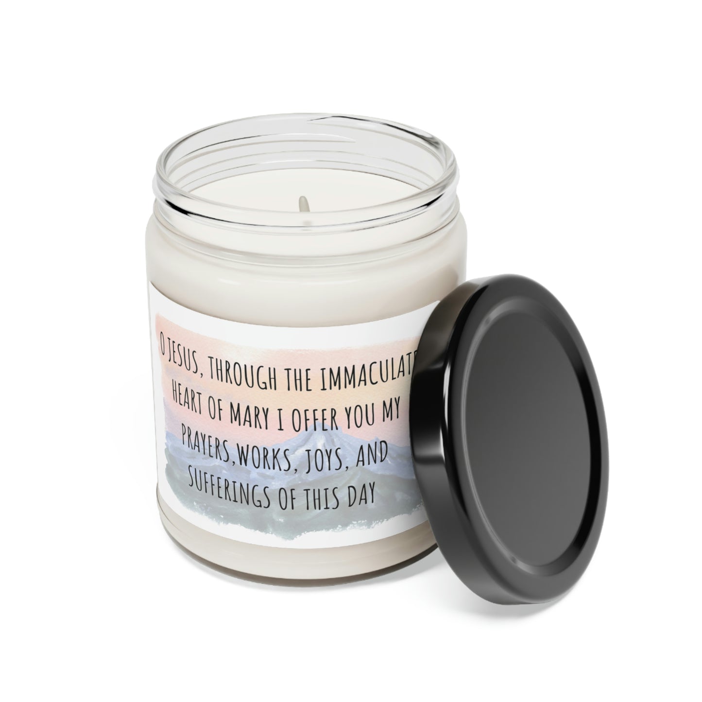 Morning offering prayer-Scented Soy Candle, 9oz