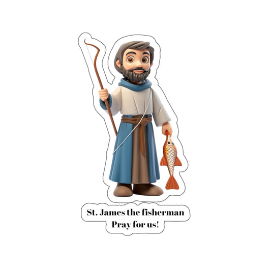 St. James the fisherman, pray for us sticker