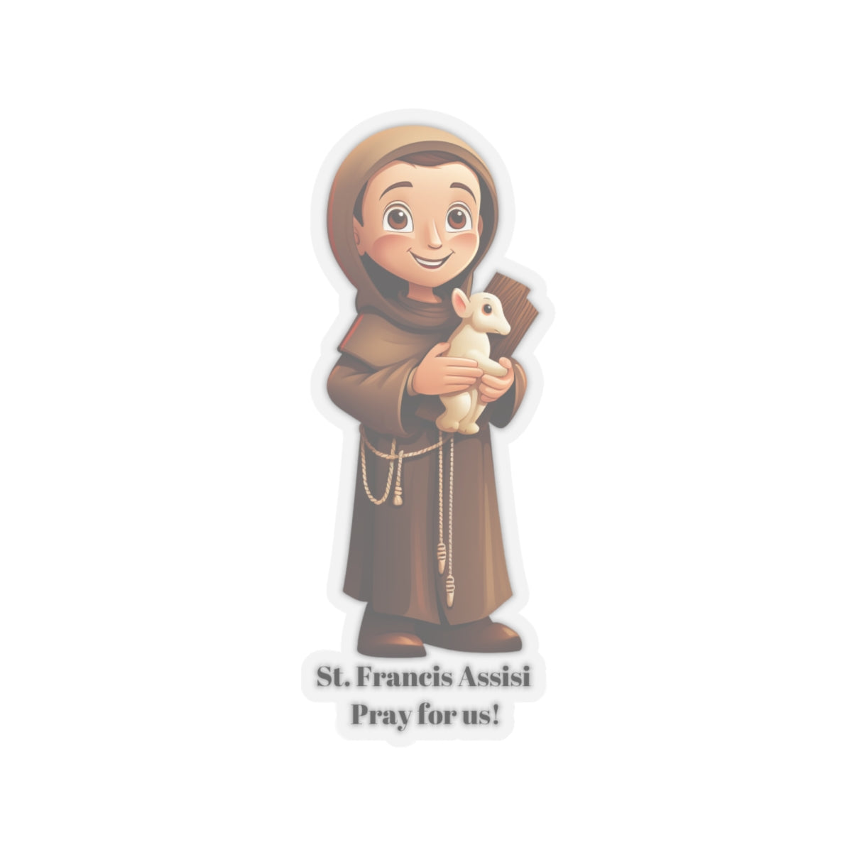 St Francis Assis, Sticker