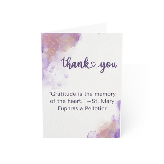 Thank you card ~ St. Mary Euphrasia Pelletier