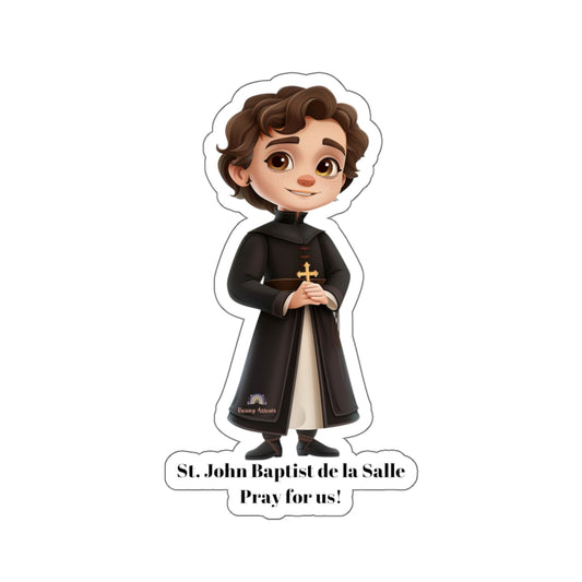 St. John Baptist de la Salle, Pray for us sticker