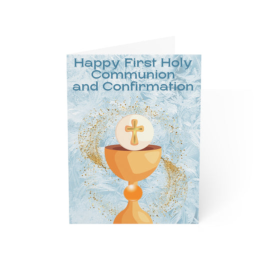 First Communion and Confirmation Blue