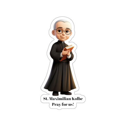 St. Maximilian Kolbe pray for us, sticker