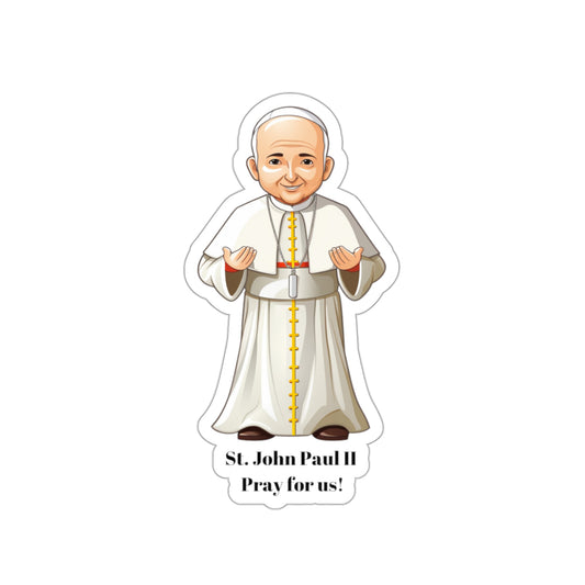 St. John Paul II pray for us, sticker