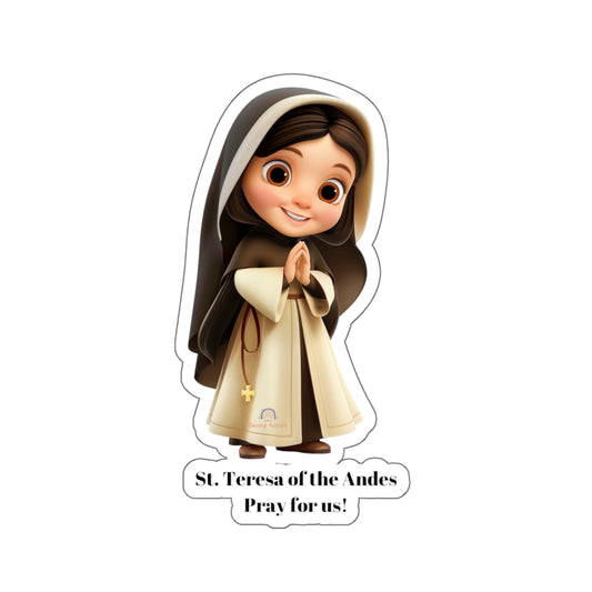 St. Teres of the Andes, Pray for us sticker