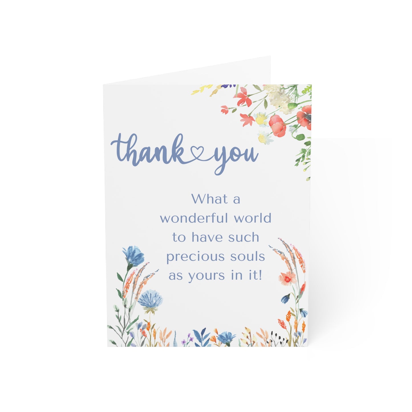 Thank you card floral