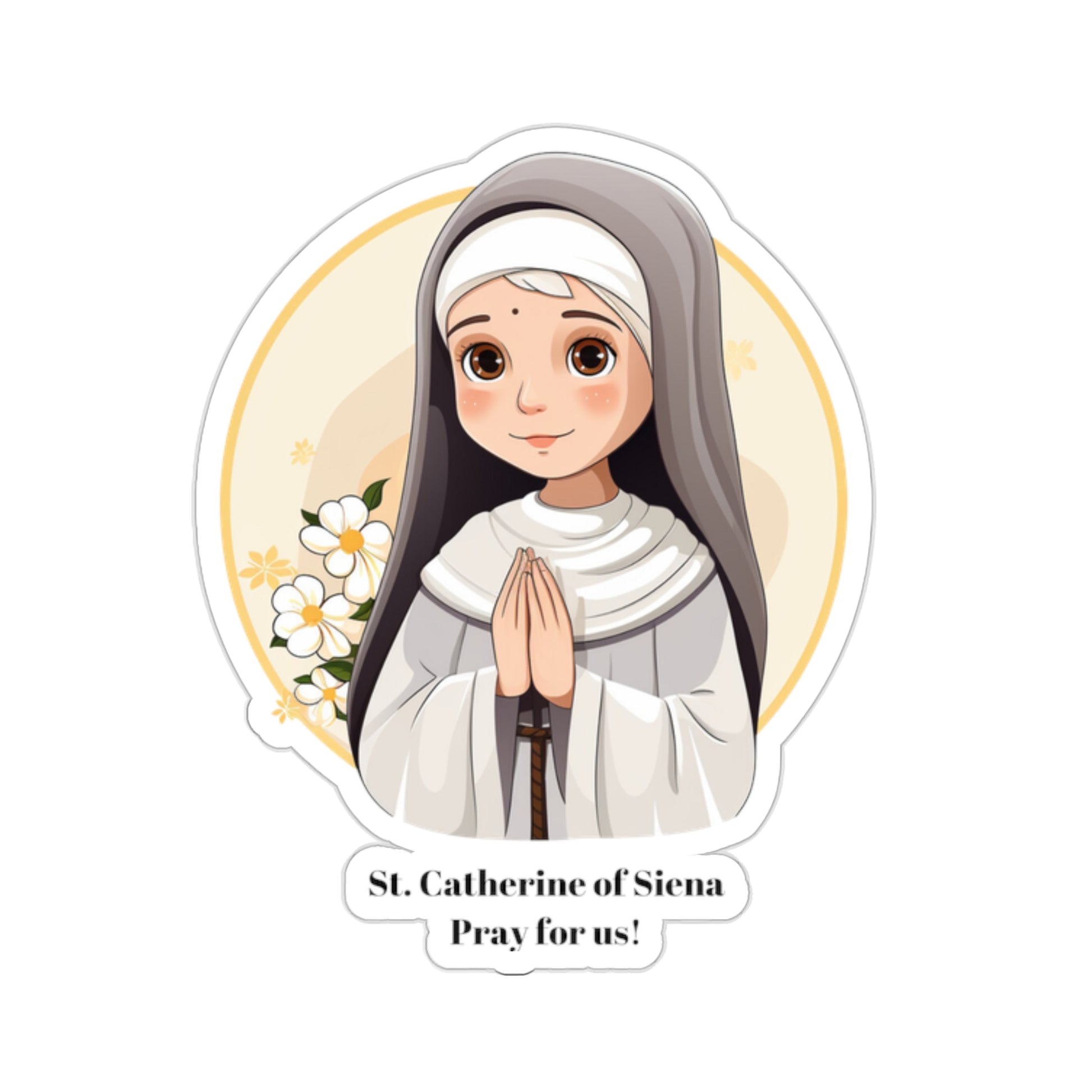 St. Catherine of Siena, Sticker – A mom raising arrows