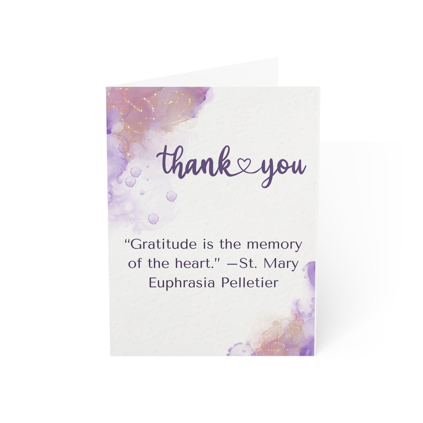 Thank you card ~ St. Mary Euphrasia Pelletier