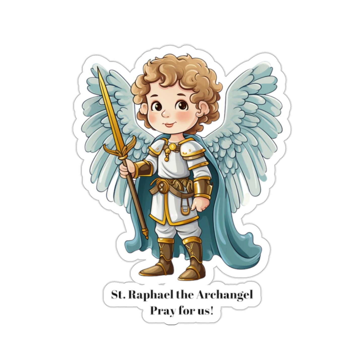 St. Raphael the Archangel, sticker