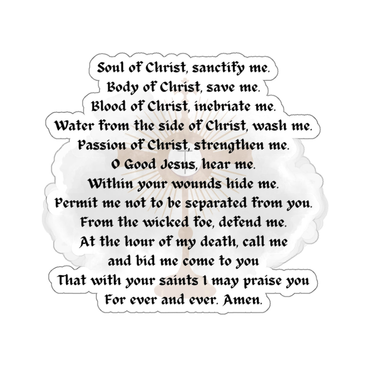 Anima Christi Prayer