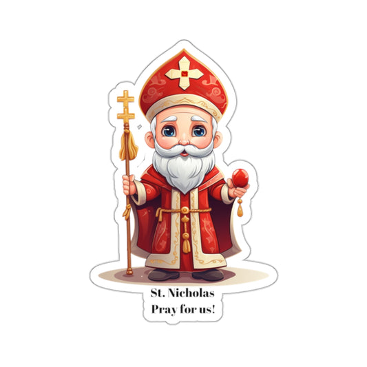 St. Nicholas Pray for us sticker