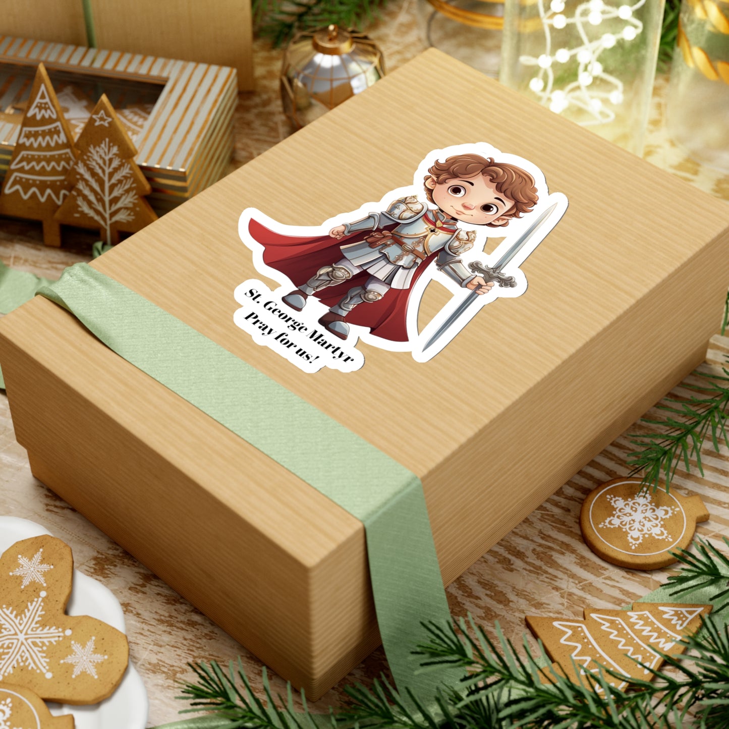 St. George Martyr pray for us, Sticker