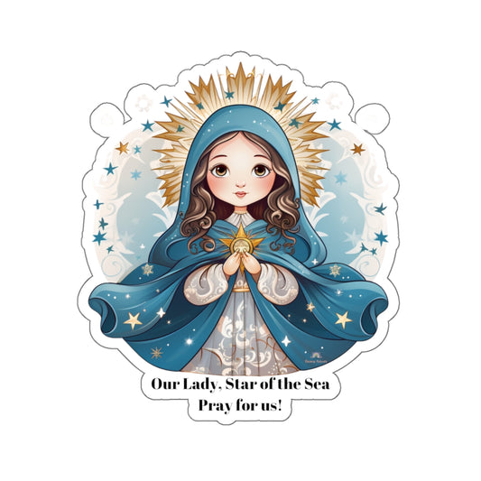 Our Lady, Star of the Sea, Pray for us sticker