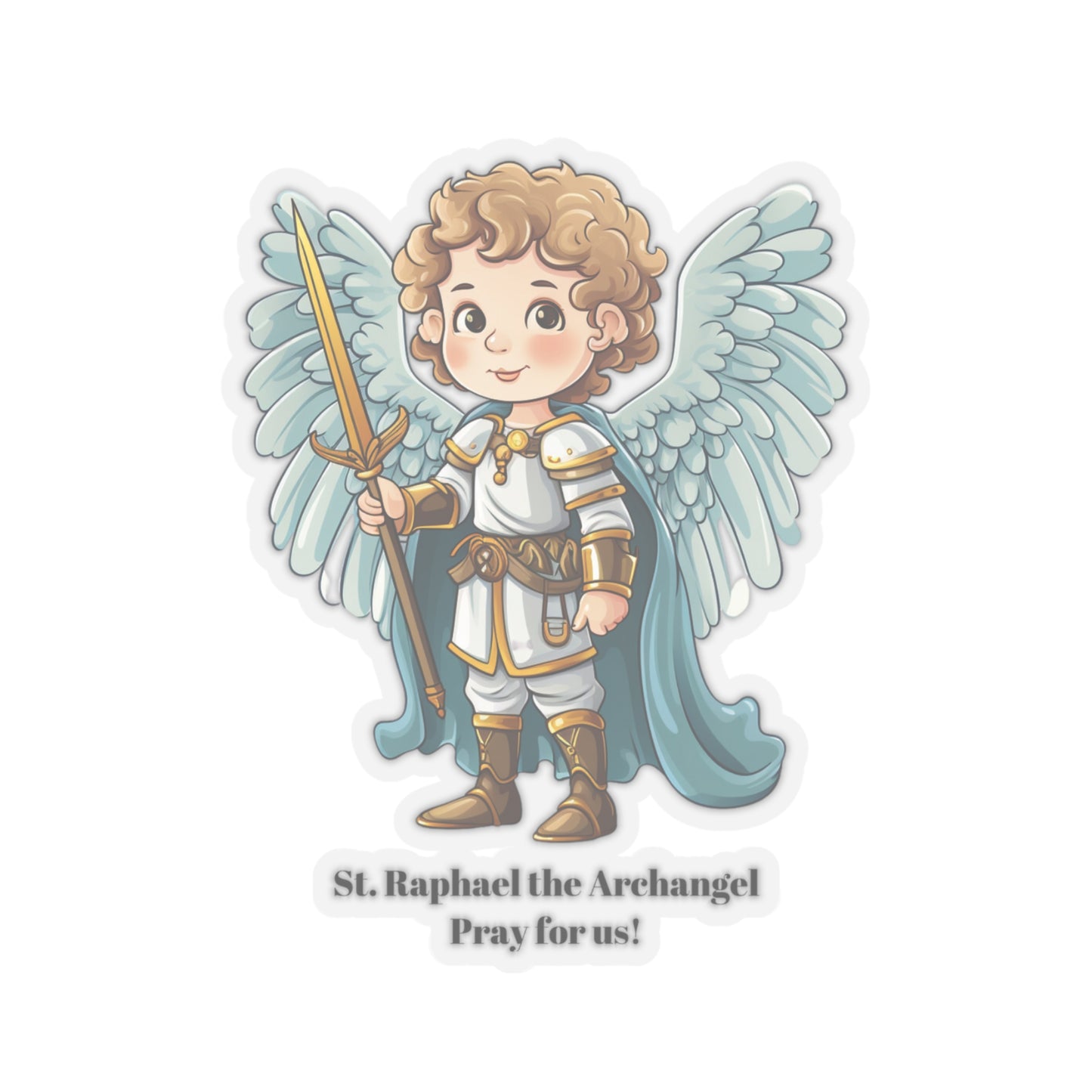 St. Raphael the Archangel, sticker