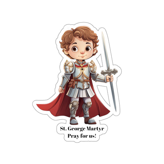 St. George Martyr pray for us, Sticker