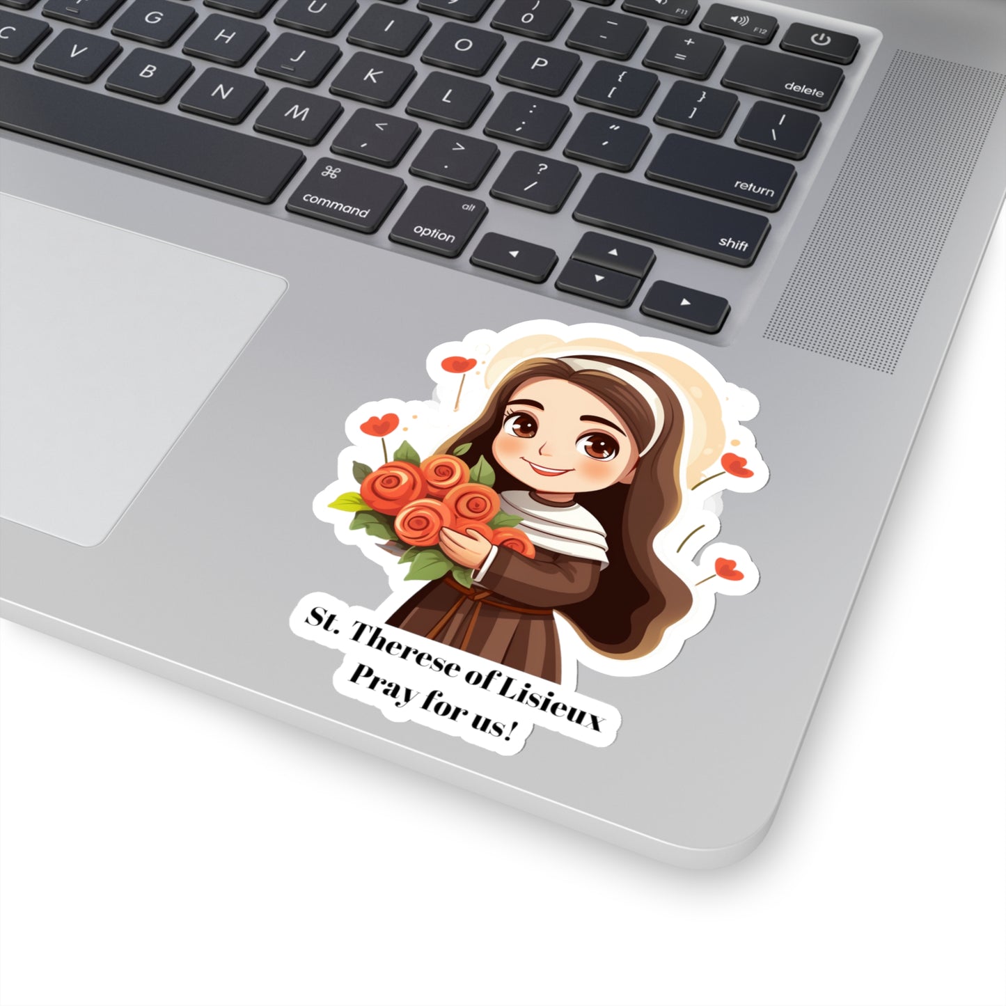 St. Therese of Lisieux Pray for us, sticker