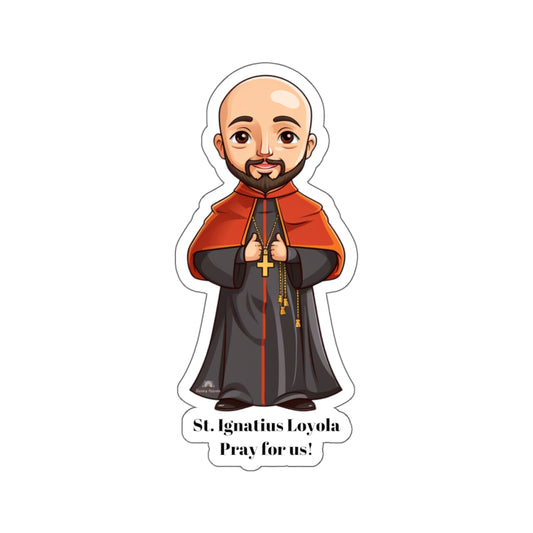 St. Ignatius Loyola, Pray for us sticker