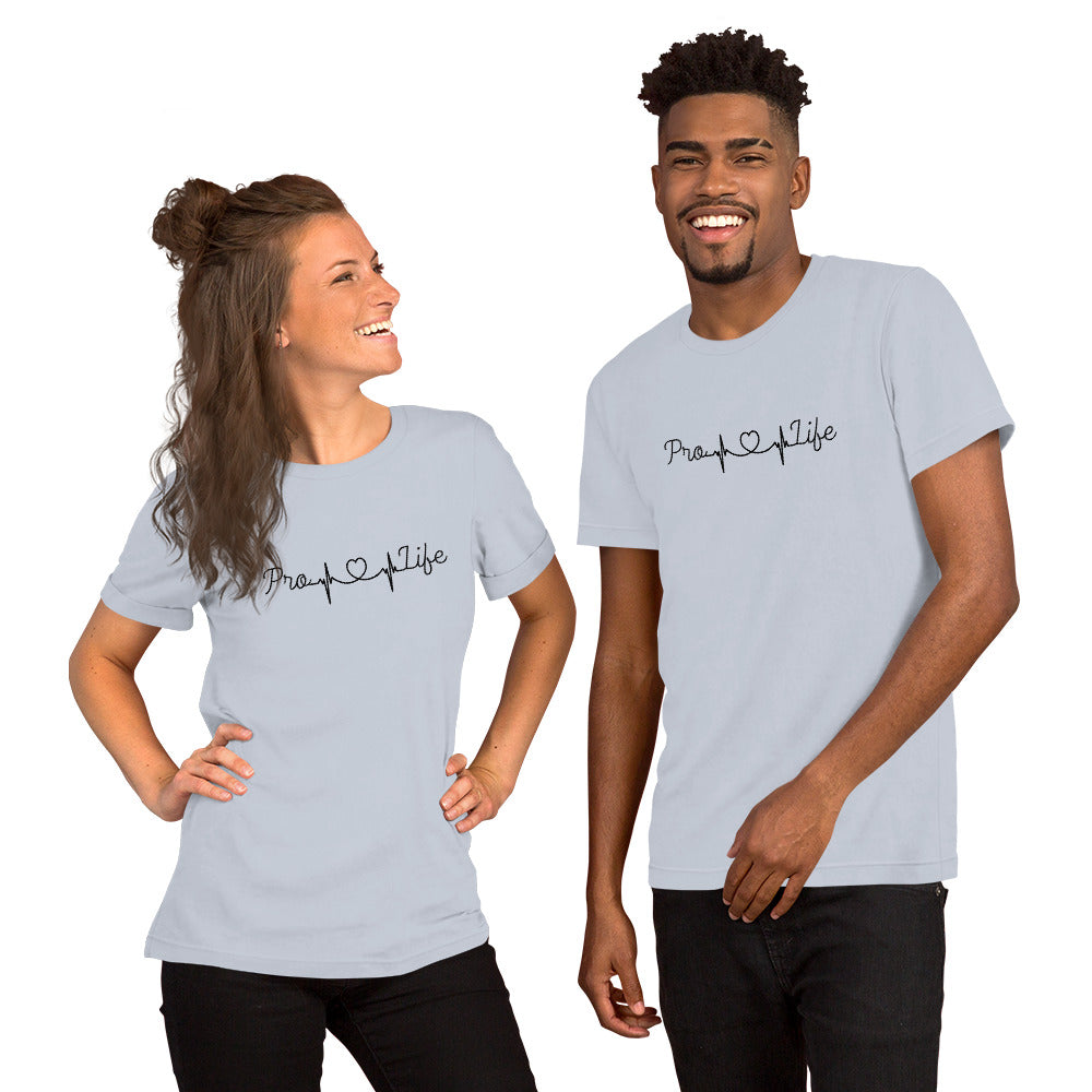 Pro-Life Heartbeat Unisex t-shirt