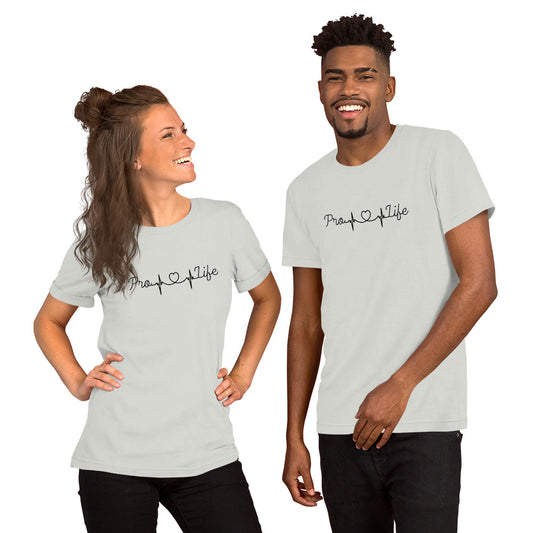 Pro-Life Heartbeat Unisex t-shirt