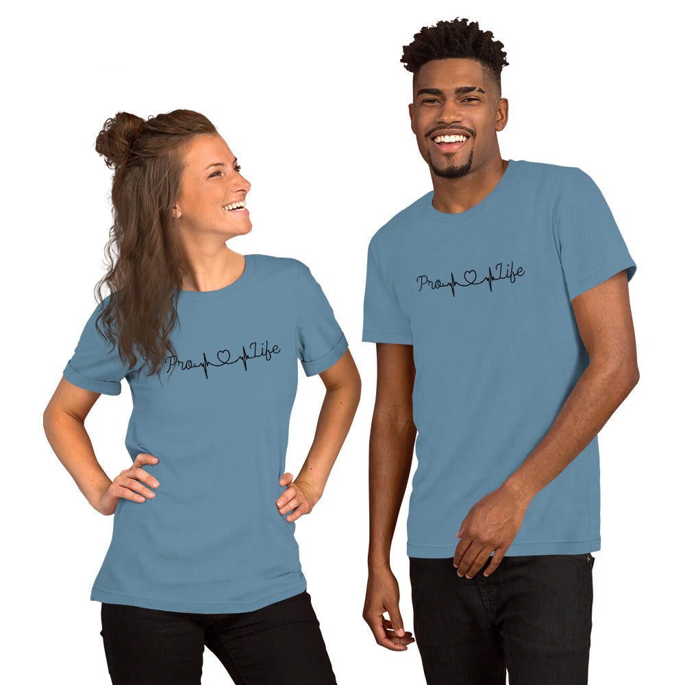 Pro-Life Heartbeat Unisex t-shirt