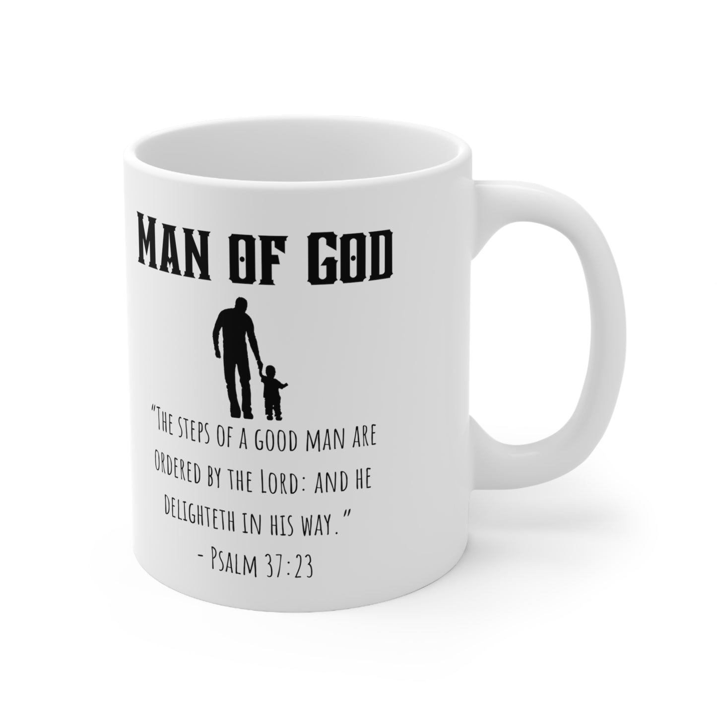 Man of God walking with child Ceramic Mug 11oz Mug,