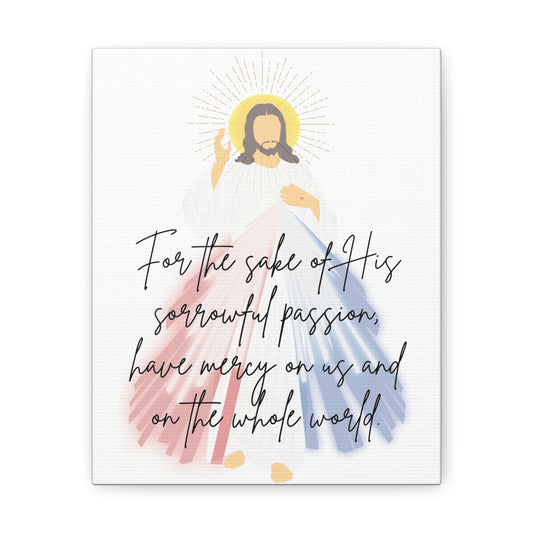 Divine Mercy prayer wall art