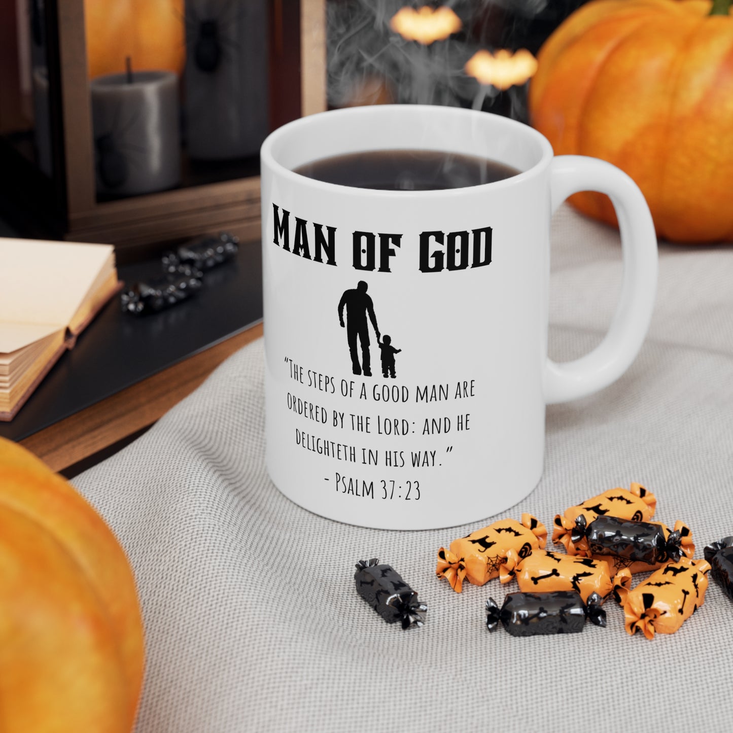 Man of God walking with child Ceramic Mug 11oz Mug,