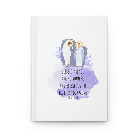 Angel Gabriel and Mary, Hardcover Journal Matte