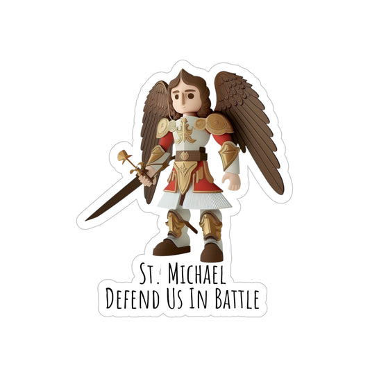 St Michael Defend Us in Battle, Sticker