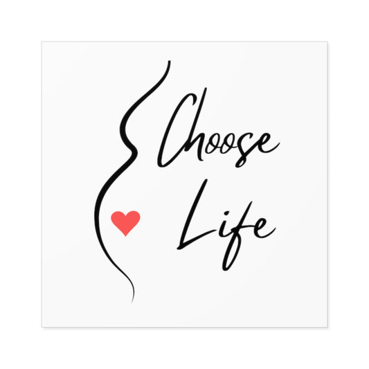 Choose Life Mom w/heart