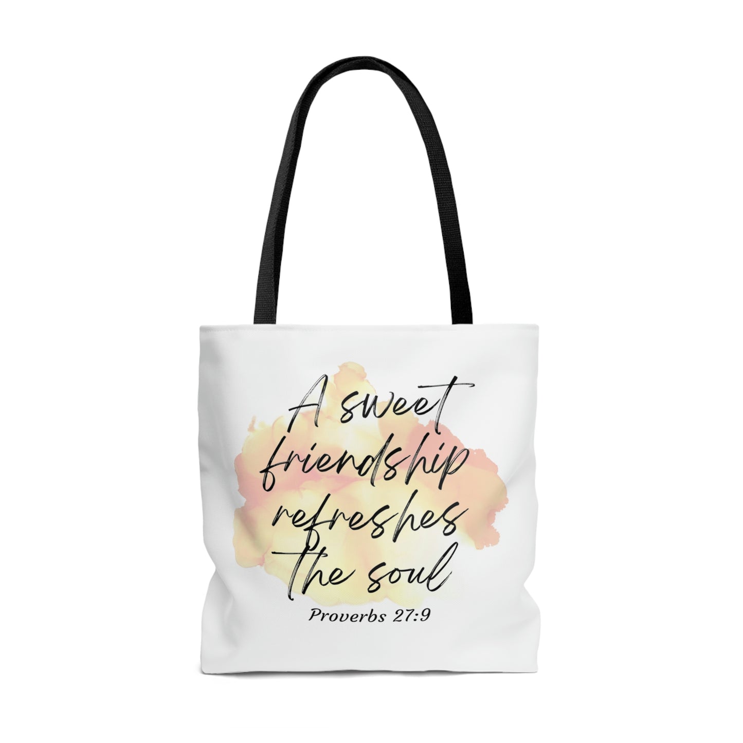 A sweet friendship refreshes the soul- Tote Bag