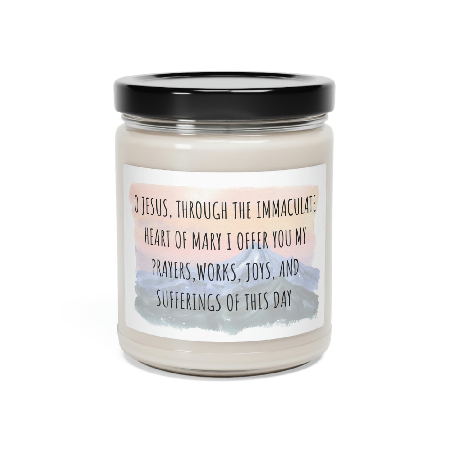 Morning offering prayer-Scented Soy Candle, 9oz