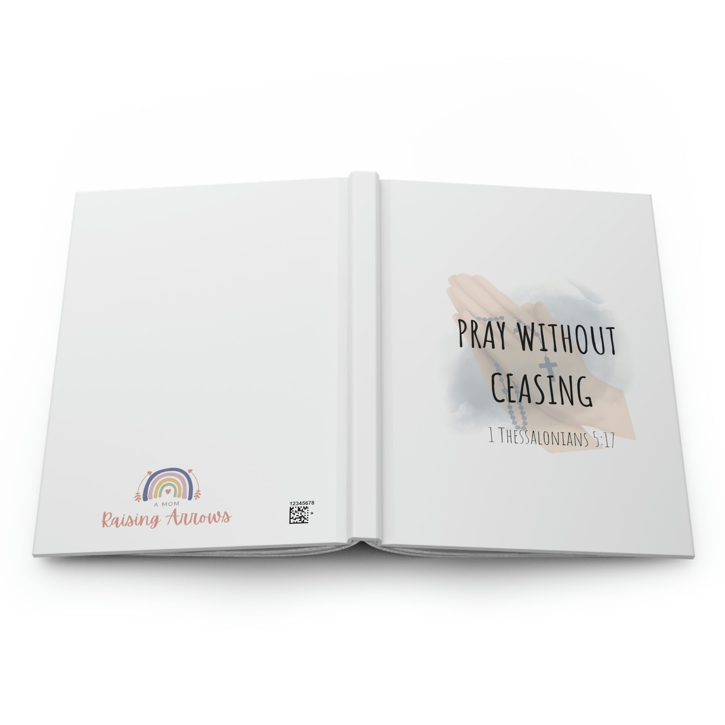 Pray without ceasing, Hardcover Journal Matte